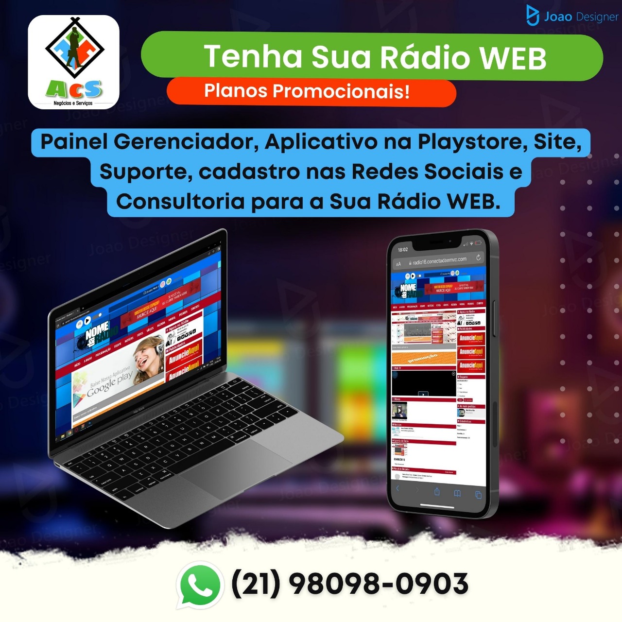 FAZEMOS A SUA RÁDIO NA WEB